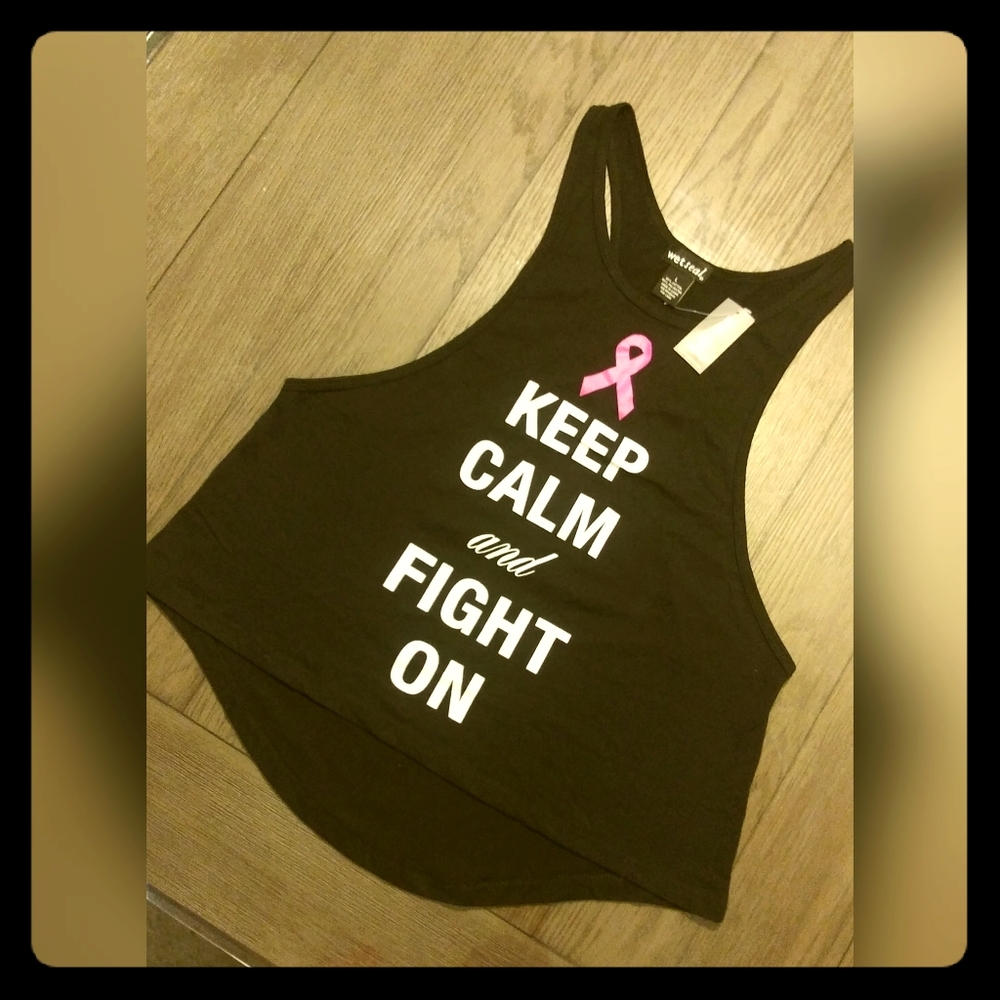 🆕 "Keep Calm and Fight On" Racerback Tee